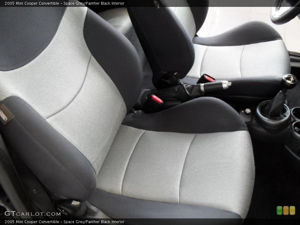 Space Grey/Panther Black Interior Photo for the 2005 Mini Cooper Convertible #39522245