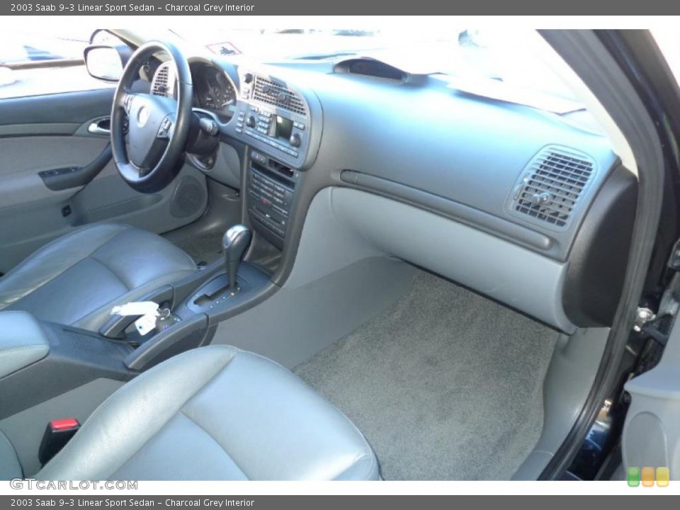 Charcoal Grey Interior Photo for the 2003 Saab 9-3 Linear Sport Sedan #39522258