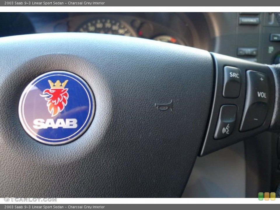 Charcoal Grey Interior Controls for the 2003 Saab 9-3 Linear Sport Sedan #39522357