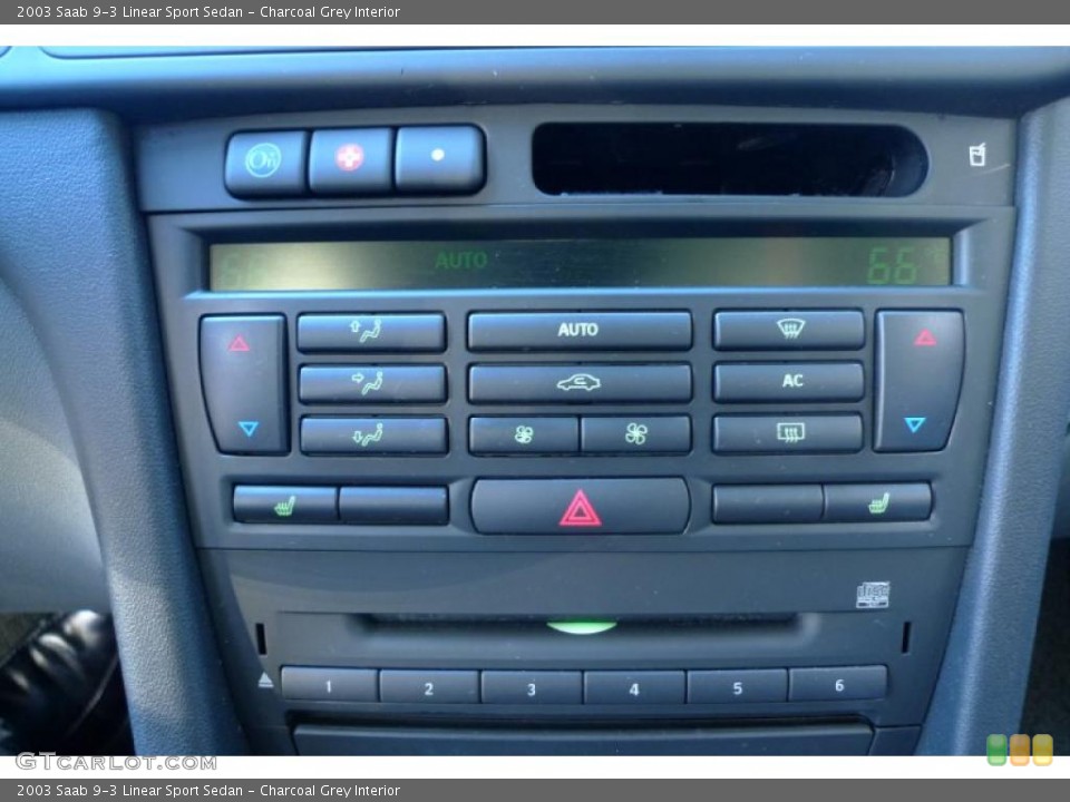 Charcoal Grey Interior Controls for the 2003 Saab 9-3 Linear Sport Sedan #39522389