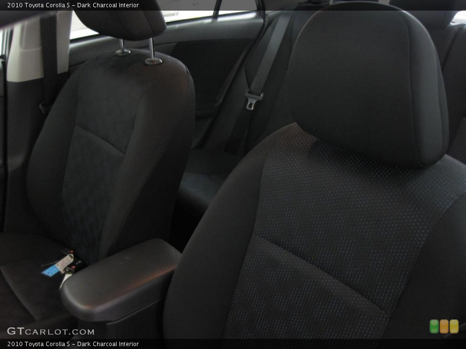 Dark Charcoal Interior Photo for the 2010 Toyota Corolla S #39522965