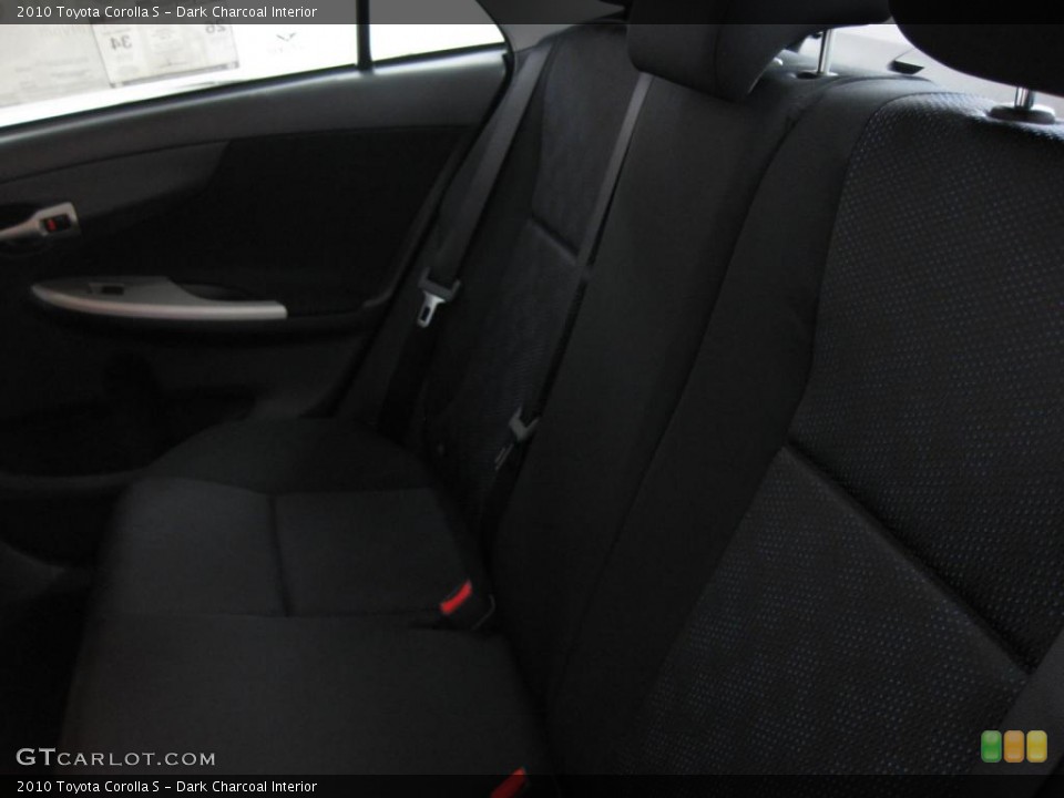 Dark Charcoal Interior Photo for the 2010 Toyota Corolla S #39522985