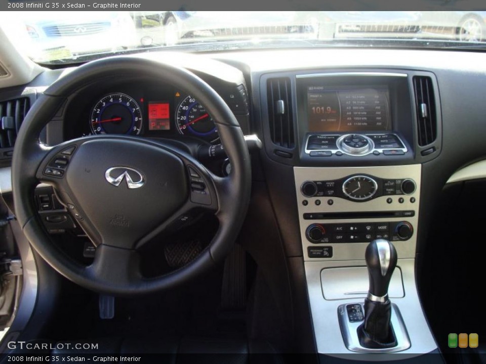 Graphite Interior Dashboard for the 2008 Infiniti G 35 x Sedan #39523361
