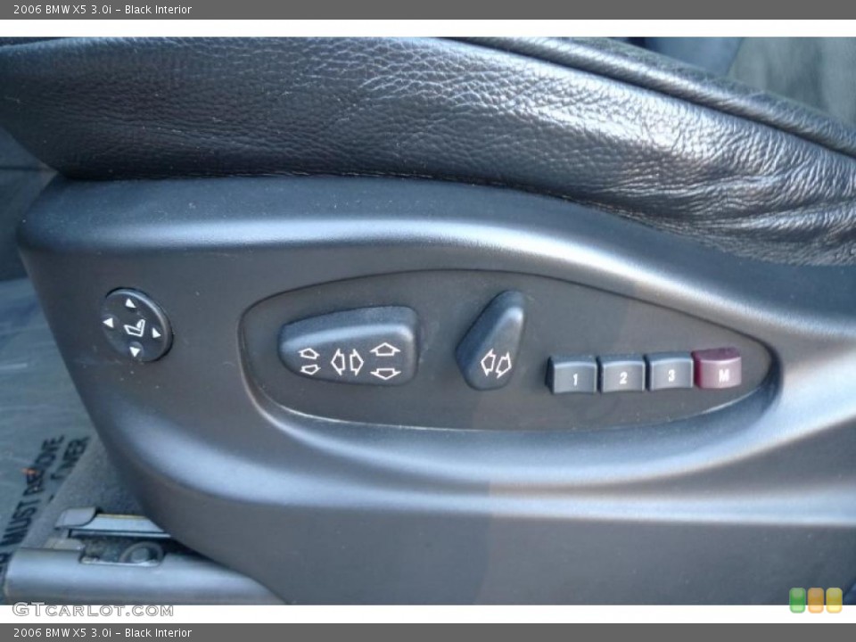 Black Interior Controls for the 2006 BMW X5 3.0i #39523801