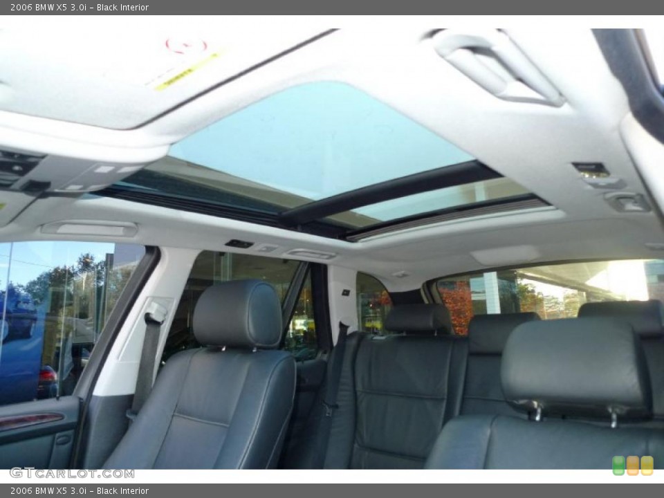 Black Interior Sunroof for the 2006 BMW X5 3.0i #39524153