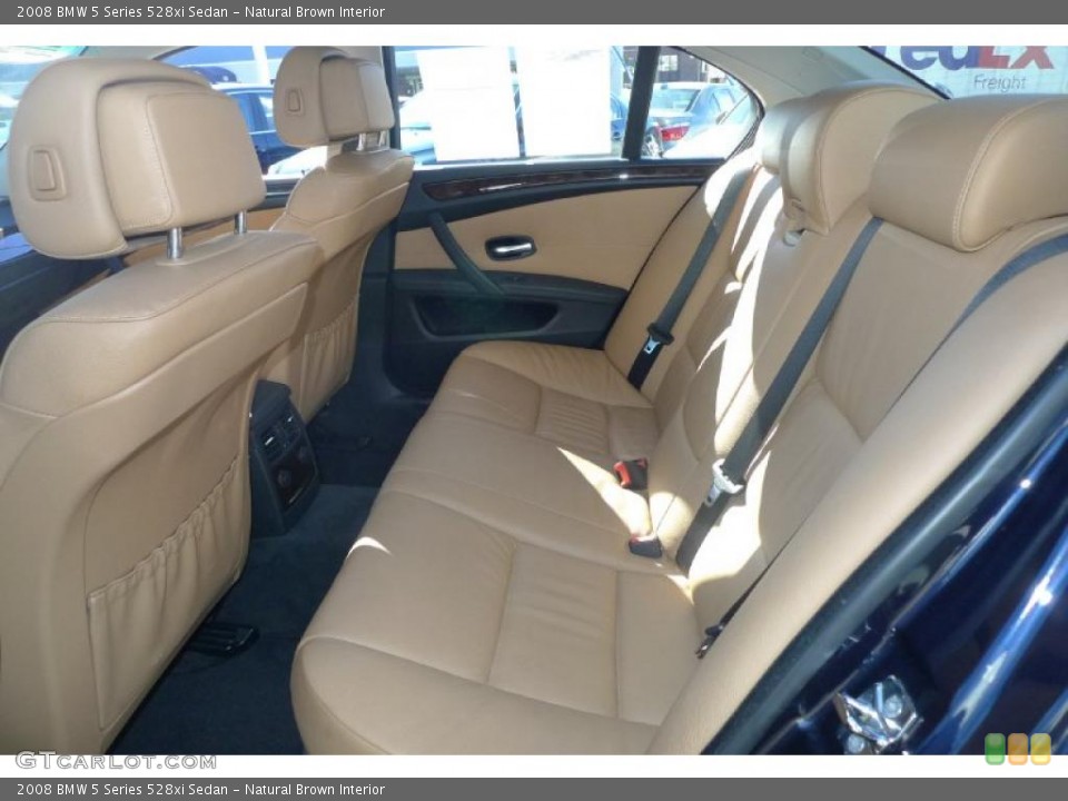 Natural Brown Interior Photo for the 2008 BMW 5 Series 528xi Sedan #39524349