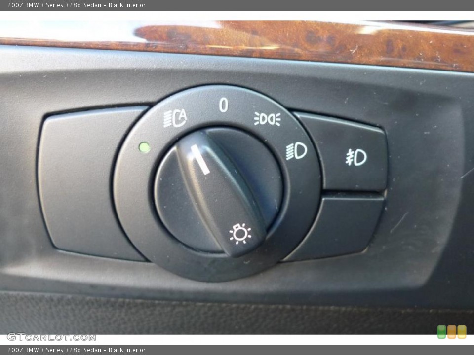 Black Interior Controls for the 2007 BMW 3 Series 328xi Sedan #39525601