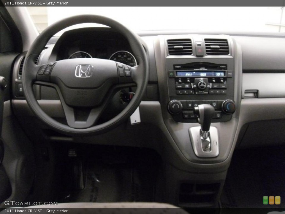 Gray Interior Dashboard for the 2011 Honda CR-V SE #39525769