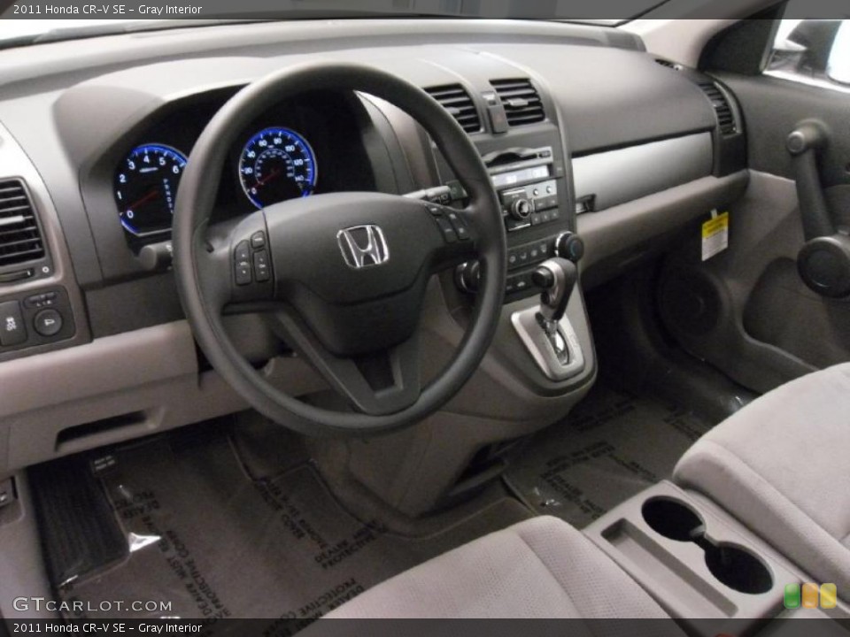 Gray Interior Photo for the 2011 Honda CR-V SE #39525957