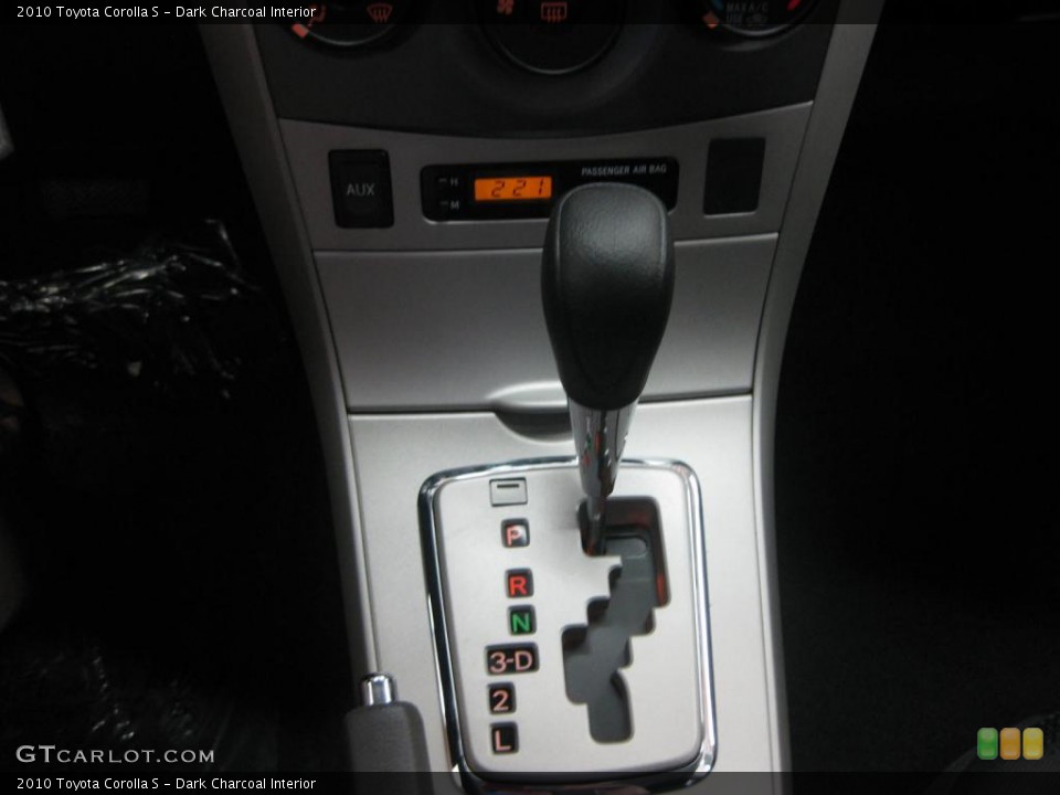 Dark Charcoal Interior Transmission for the 2010 Toyota Corolla S #39526029
