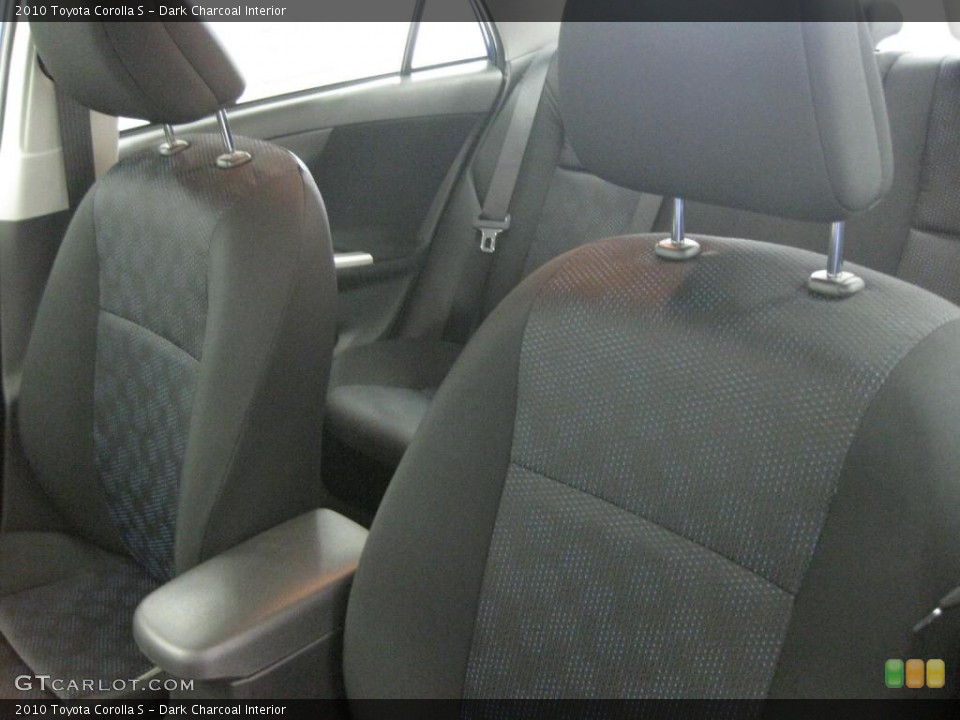 Dark Charcoal Interior Photo for the 2010 Toyota Corolla S #39526045
