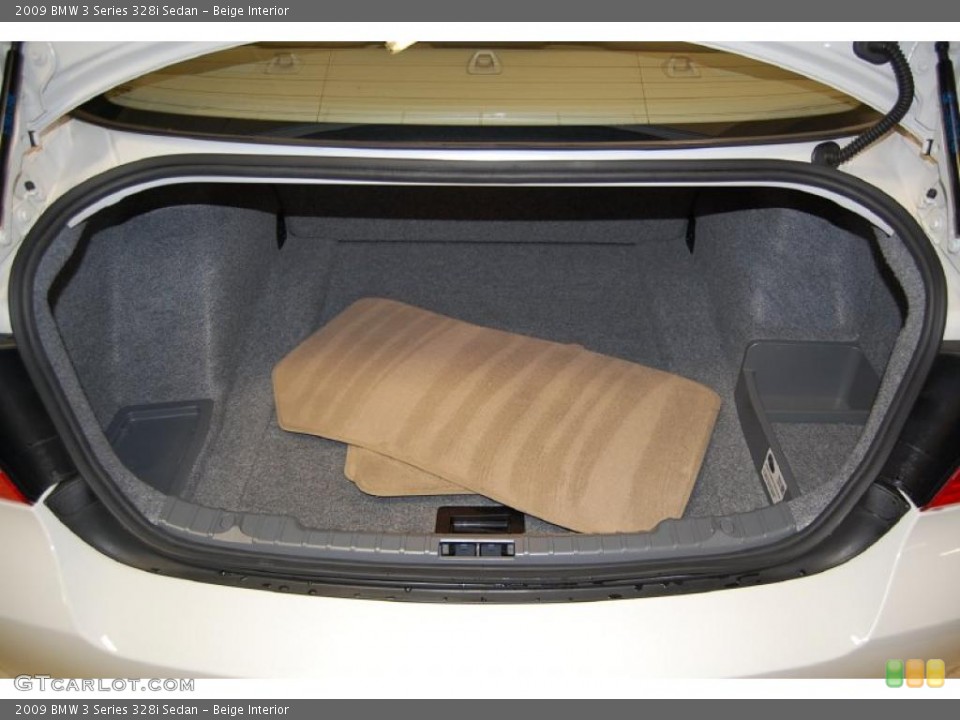 Beige Interior Trunk for the 2009 BMW 3 Series 328i Sedan #39526525