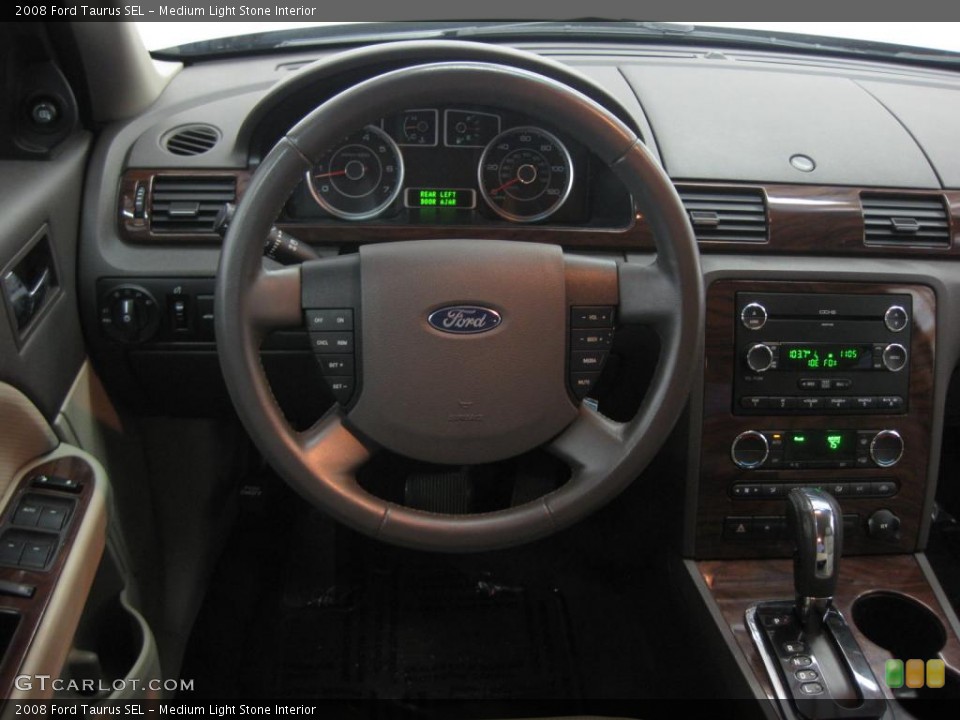 Medium Light Stone Interior Dashboard for the 2008 Ford Taurus SEL #39526641