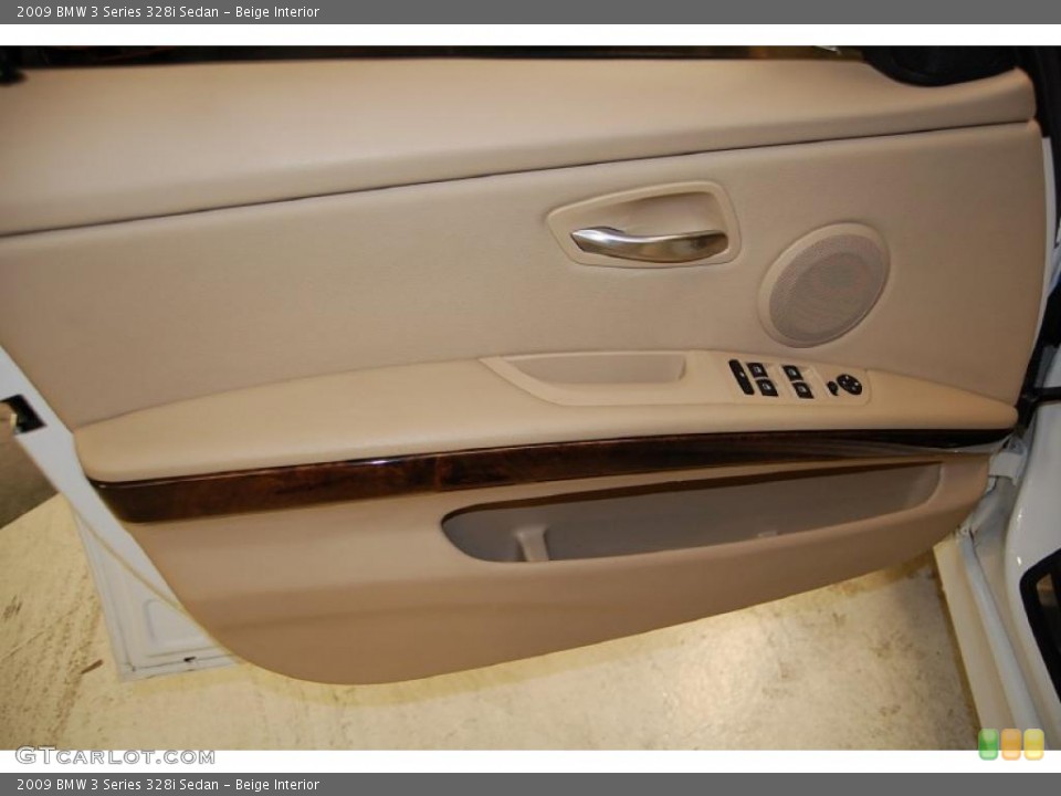 Beige Interior Door Panel for the 2009 BMW 3 Series 328i Sedan #39526713