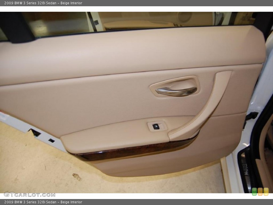 Beige Interior Door Panel for the 2009 BMW 3 Series 328i Sedan #39526797