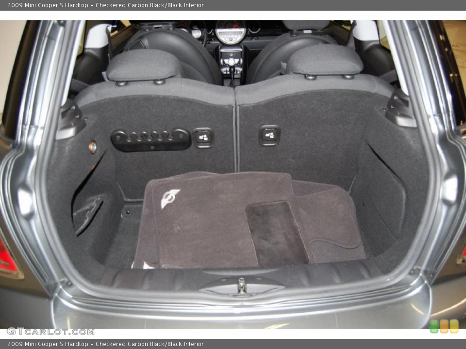 Checkered Carbon Black/Black Interior Trunk for the 2009 Mini Cooper S Hardtop #39527017