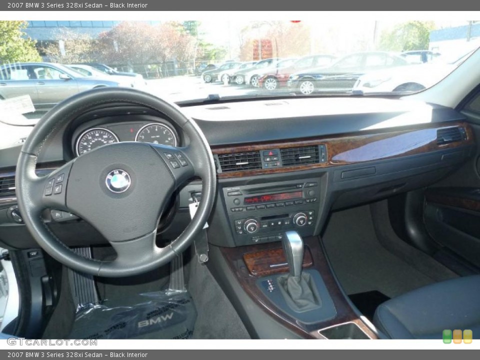 Black Interior Prime Interior for the 2007 BMW 3 Series 328xi Sedan #39527397