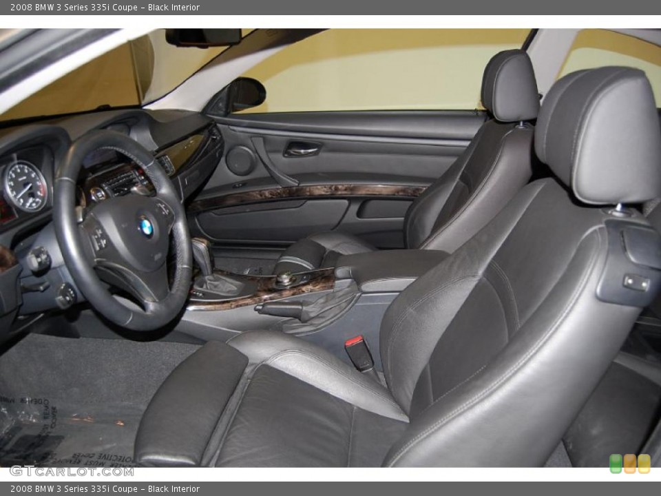 Black Interior Photo for the 2008 BMW 3 Series 335i Coupe #39527665
