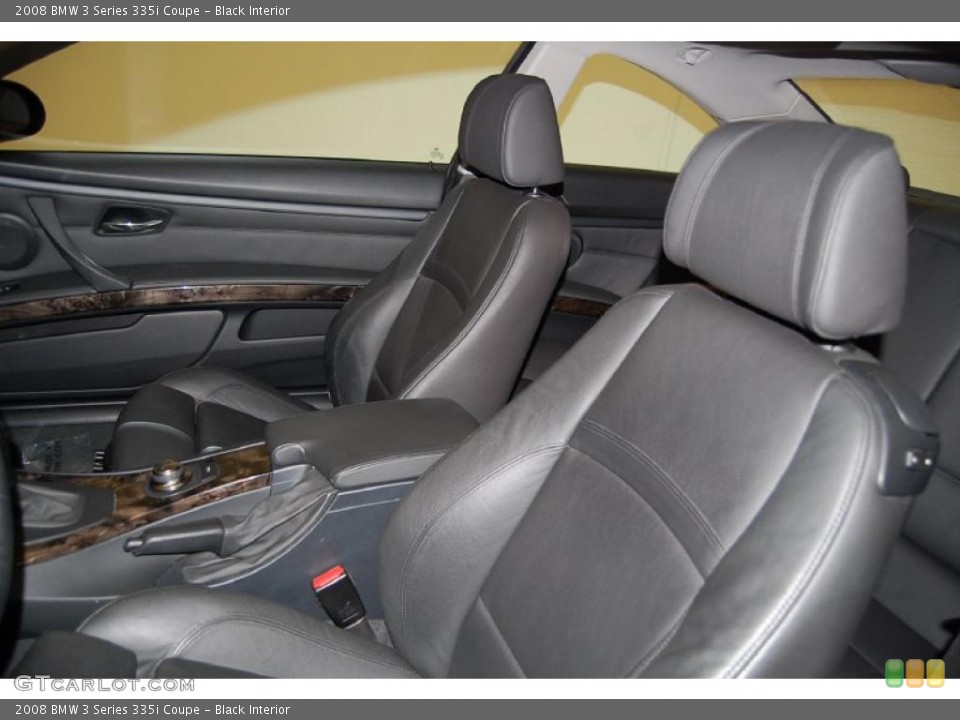 Black Interior Photo for the 2008 BMW 3 Series 335i Coupe #39527681