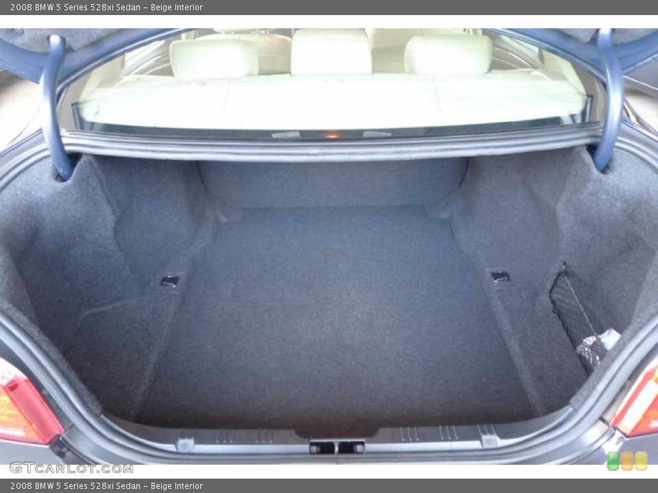 Beige Interior Trunk for the 2008 BMW 5 Series 528xi Sedan #39528533