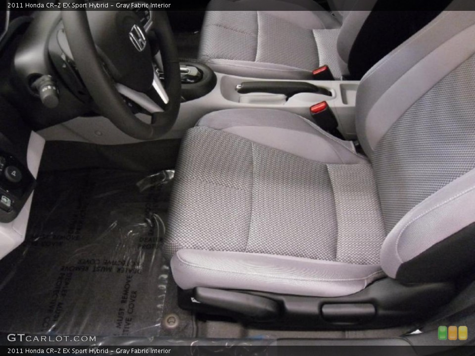Gray Fabric Interior Photo for the 2011 Honda CR-Z EX Sport Hybrid #39528557