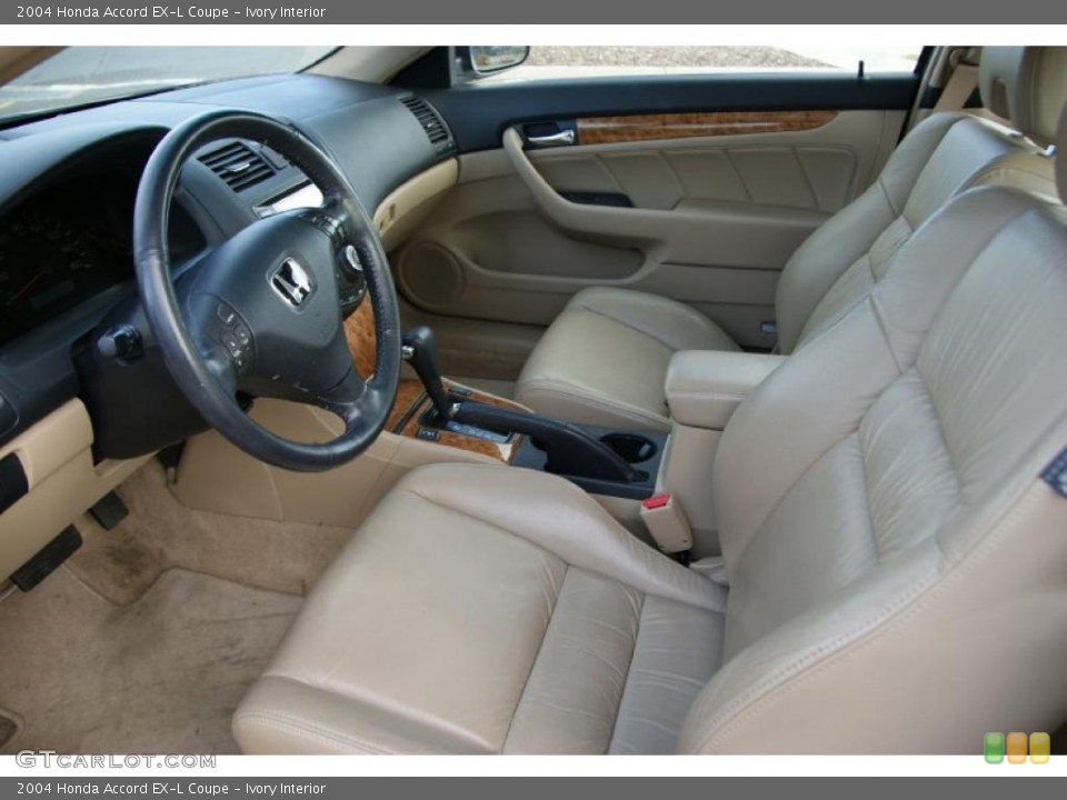 Ivory Interior Photo for the 2004 Honda Accord EX-L Coupe #39528581