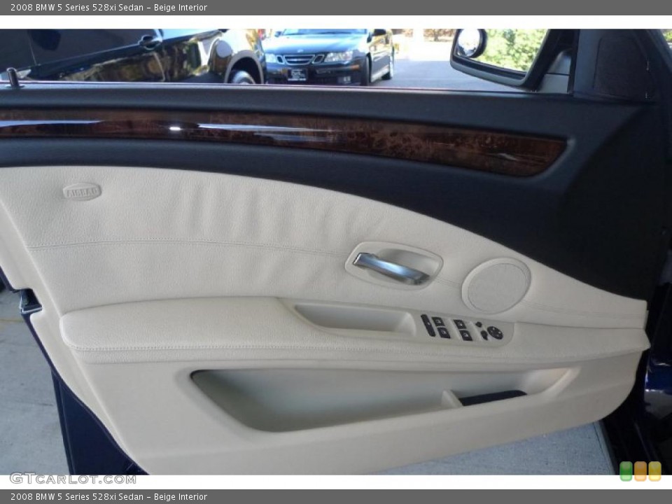 Beige Interior Door Panel for the 2008 BMW 5 Series 528xi Sedan #39528585