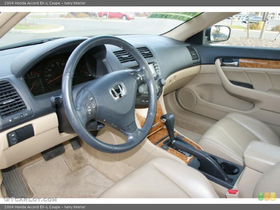 Ivory Interior Photo for the 2004 Honda Accord EX-L Coupe #39528625