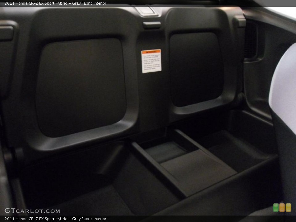 Gray Fabric Interior Photo for the 2011 Honda CR-Z EX Sport Hybrid #39528753
