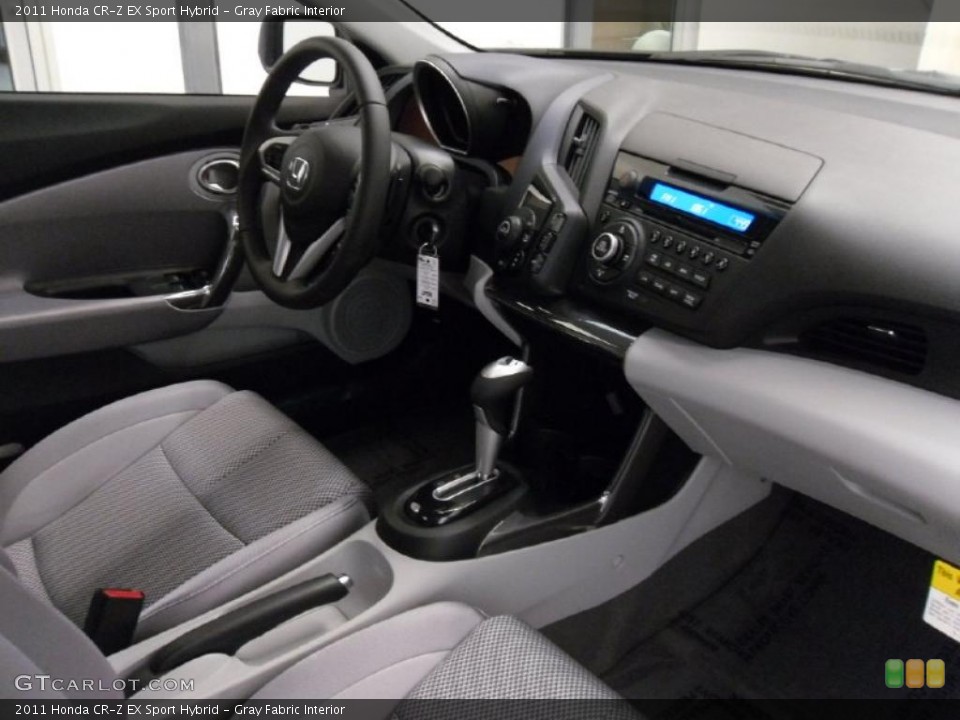 Gray Fabric Interior Photo for the 2011 Honda CR-Z EX Sport Hybrid #39528797