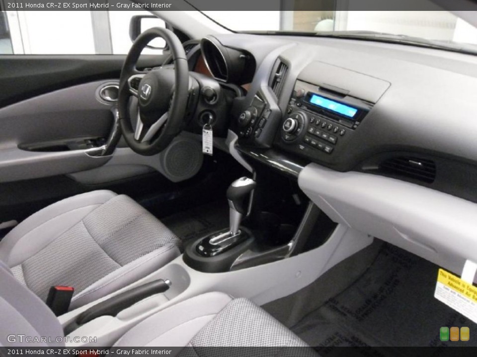 Gray Fabric Interior Photo for the 2011 Honda CR-Z EX Sport Hybrid #39528821
