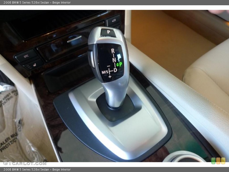 Beige Interior Transmission for the 2008 BMW 5 Series 528xi Sedan #39528833