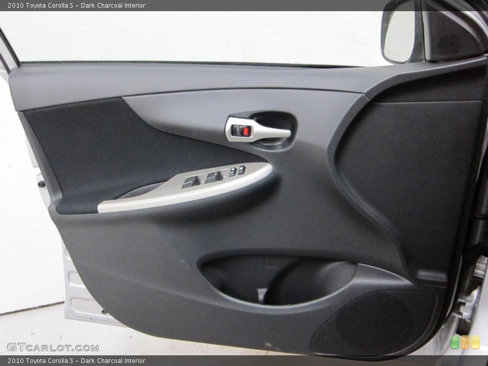 Dark Charcoal Interior Door Panel for the 2010 Toyota Corolla S #39530177