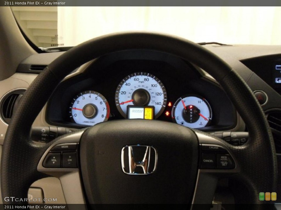 Gray Interior Steering Wheel for the 2011 Honda Pilot EX #39531049