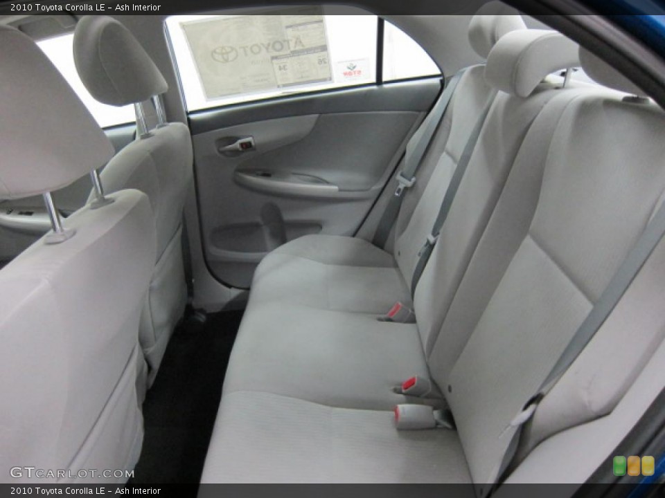 Ash Interior Photo for the 2010 Toyota Corolla LE #39532209
