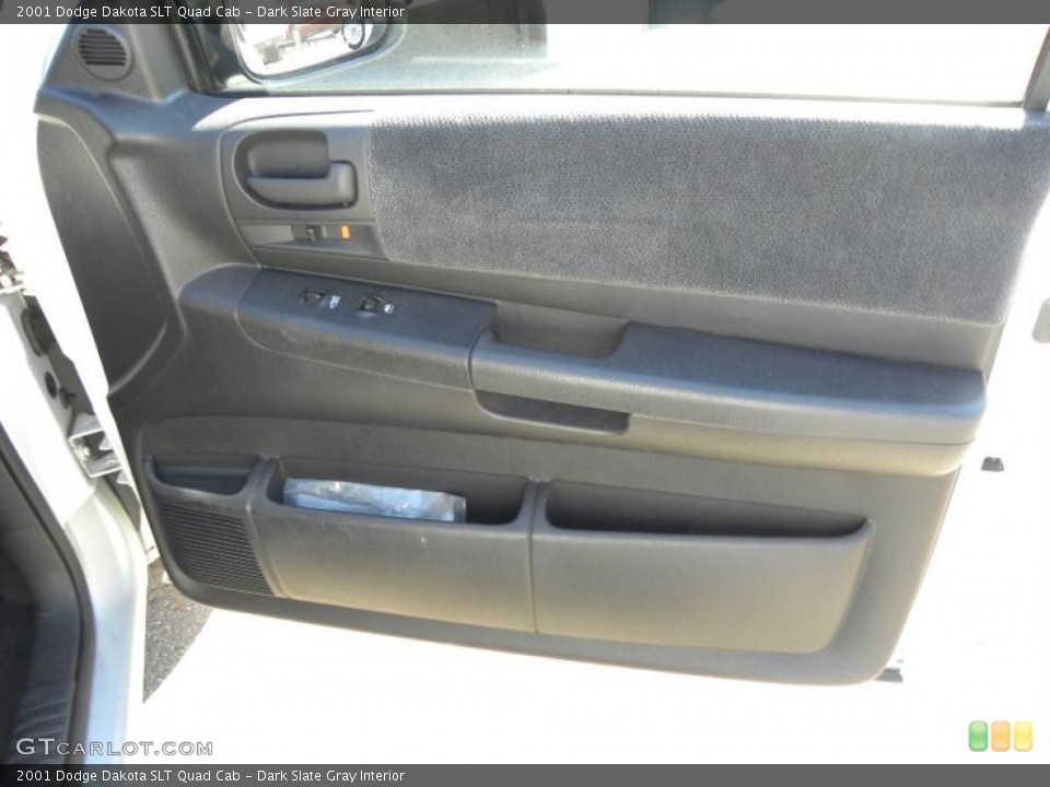 Dark Slate Gray Interior Door Panel for the 2001 Dodge Dakota SLT Quad Cab #39533309