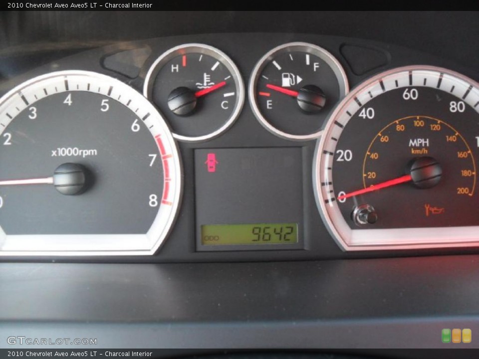 Charcoal Interior Gauges for the 2010 Chevrolet Aveo Aveo5 LT #39536133