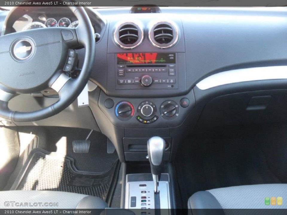 Charcoal Interior Dashboard for the 2010 Chevrolet Aveo Aveo5 LT #39536185