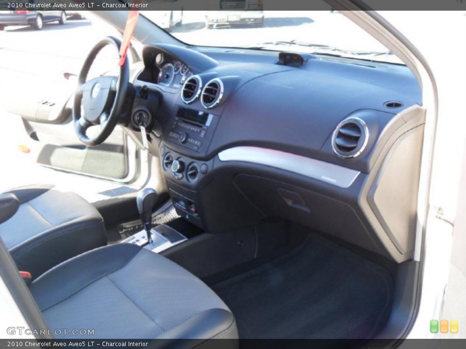 Charcoal Interior Dashboard for the 2010 Chevrolet Aveo Aveo5 LT #39536249