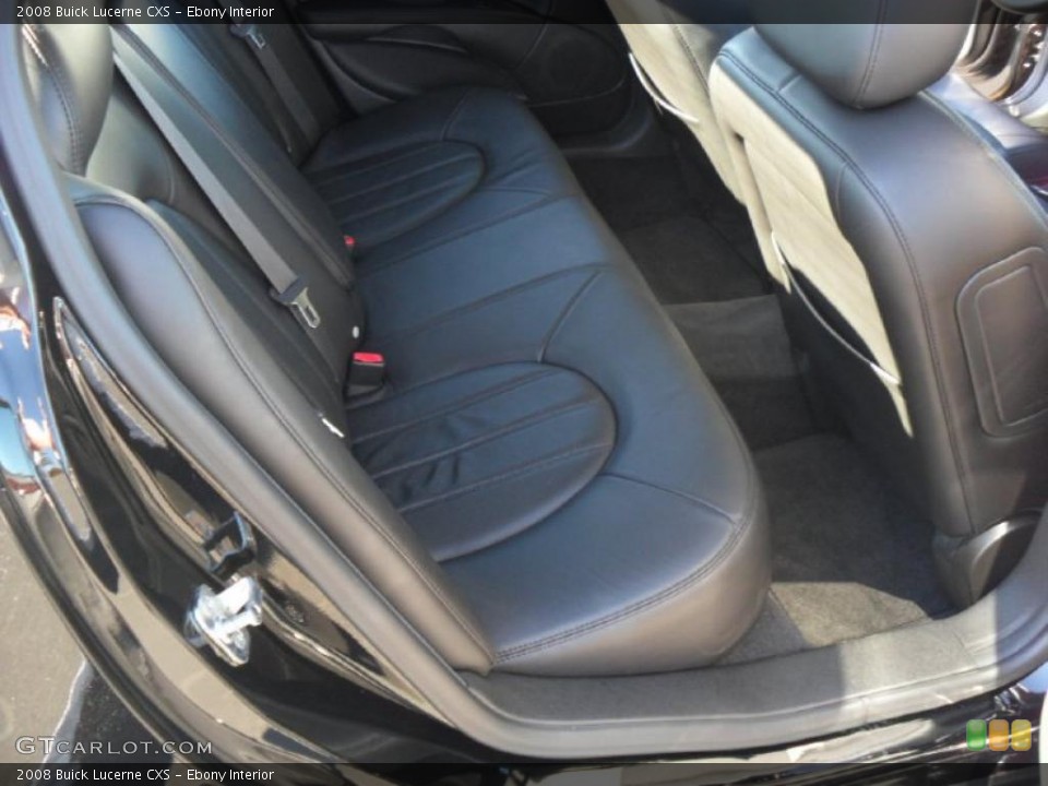 Ebony Interior Photo for the 2008 Buick Lucerne CXS #39537073