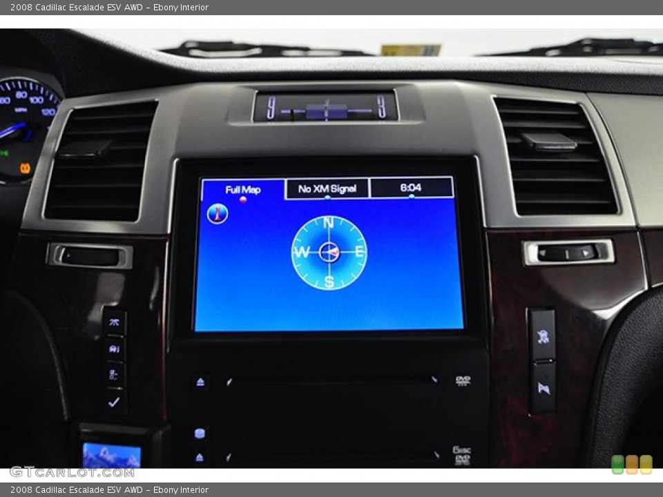 Ebony Interior Navigation for the 2008 Cadillac Escalade ESV AWD #39538133