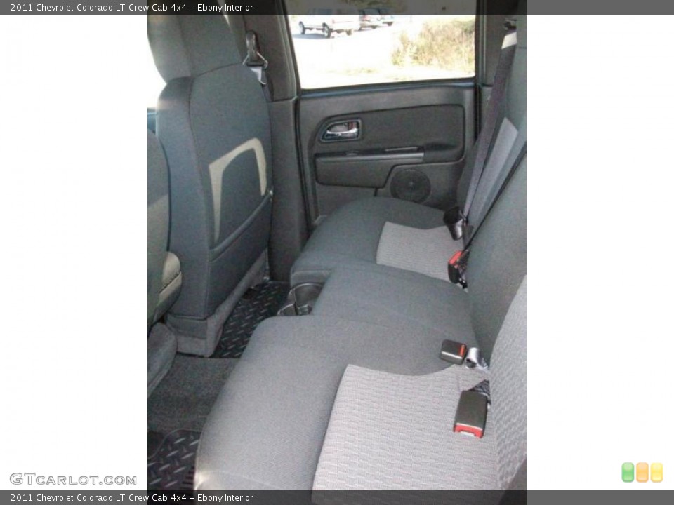 Ebony Interior Photo for the 2011 Chevrolet Colorado LT Crew Cab 4x4 #39538722