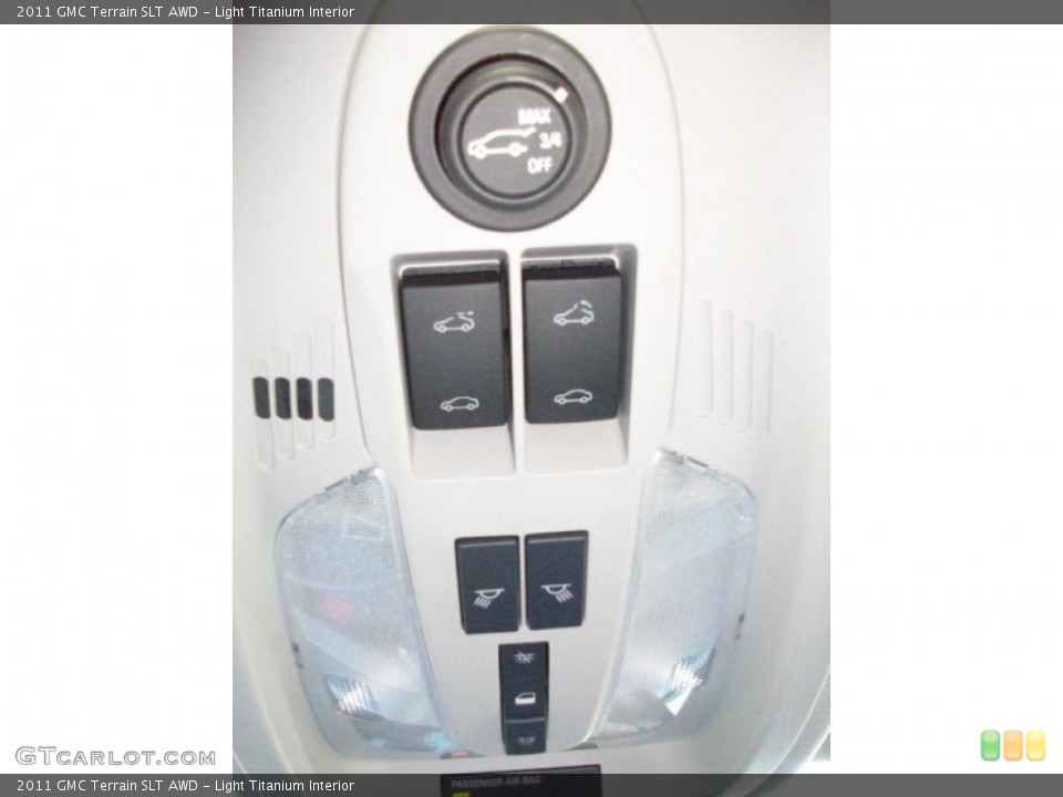 Light Titanium Interior Controls for the 2011 GMC Terrain SLT AWD #39539546