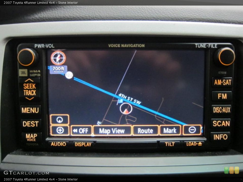 Stone Interior Navigation for the 2007 Toyota 4Runner Limited 4x4 #39540222
