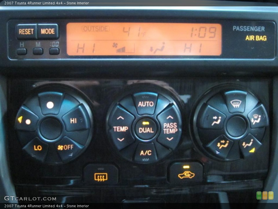 Stone Interior Controls for the 2007 Toyota 4Runner Limited 4x4 #39540238