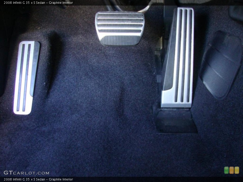 Graphite Interior Controls for the 2008 Infiniti G 35 x S Sedan #39543126