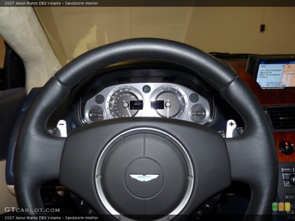 Sandstorm Interior Steering Wheel for the 2007 Aston Martin DB9 Volante #39543306