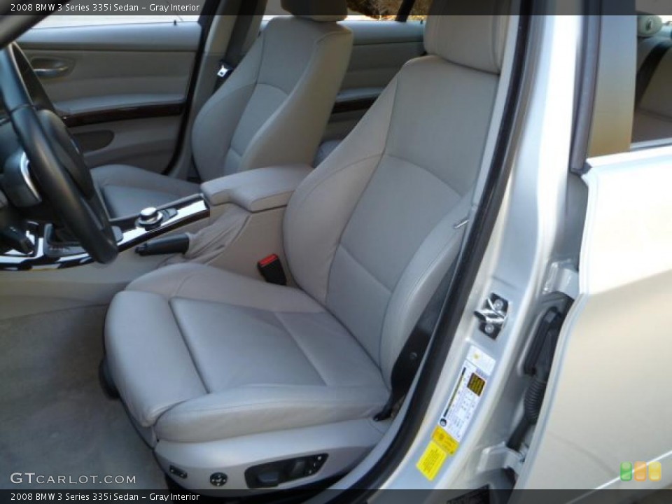 Gray Interior Photo for the 2008 BMW 3 Series 335i Sedan #39543782