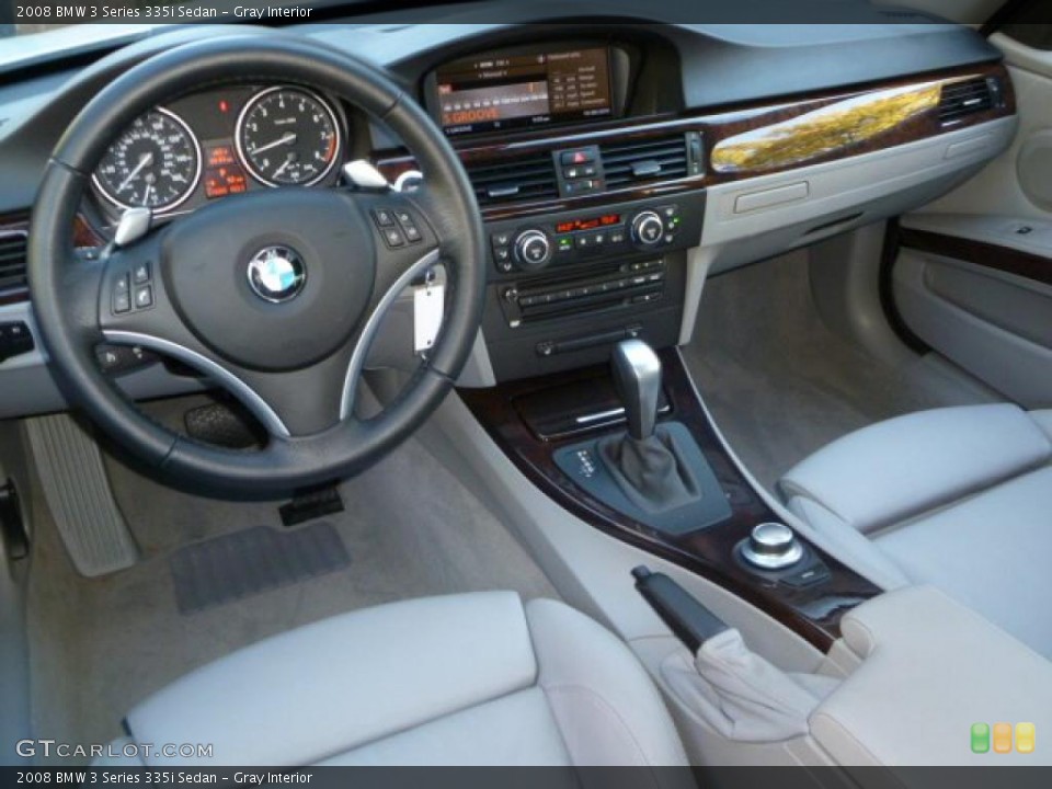 Gray Interior Prime Interior for the 2008 BMW 3 Series 335i Sedan #39543798