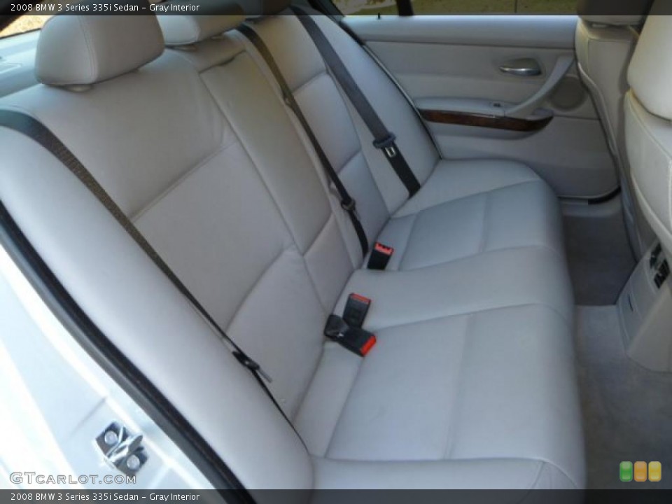 Gray Interior Photo for the 2008 BMW 3 Series 335i Sedan #39543830